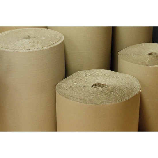 Golfkarton op rol - 160g/m² - 70M x 1000 mm (bruin)