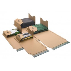 Boekverpakking bruin - 300mm x 220mm x 80mm Boekverpakking bruin - 300mm x 220mm x 80mm