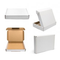 Brievenbusdoos enkele golf wit - 180 x 115 x 28 mm A6 Brievenbusdoos enkele golf wit - 180 x 115 x 28 mm A6