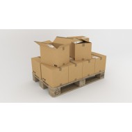 Amerikaanse vouwdoos enkele golf - 160mm x 120mm x 110mm (bruin) Amerikaanse vouwdoos enkele golf - 160mm x 120mm x 110mm (bruin)