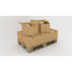 Amerikaanse vouwdoos enkele golf - 160mm x 120mm x 110mm (bruin) Amerikaanse vouwdoos enkele golf - 160mm x 120mm x 110mm (bruin)