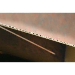 Kartonnen doos enkele golf testliner - 430mm x 310mm x 200mm (bruin)