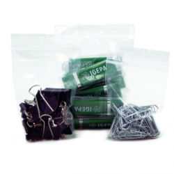 Gripzakken 250 x 350 mm transparant