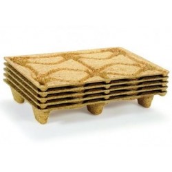 Houtvezel pallet - 1200 x 800 mm