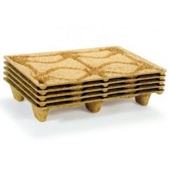 Houtvezel pallet - 600 x 400 mm Houtvezel pallet - 600 x 400 mm