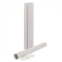 Kartonnen koker wit (met dop) - 530mm x ø60mm