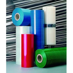 Rekfolie Cast blauw - 270M x 450mm 22µ Rekfolie Cast blauw - 270M x 450mm 22µ