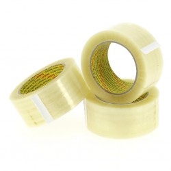 PP verpakkingstape transparant - hotmelt - 3M - 100M x 48mm 28µ