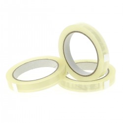 PP verpakkingstape transparant - acryl - 66M x 19mm